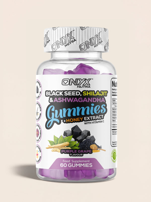 Black Seed, Shilajit & Ashwagandha Gummies