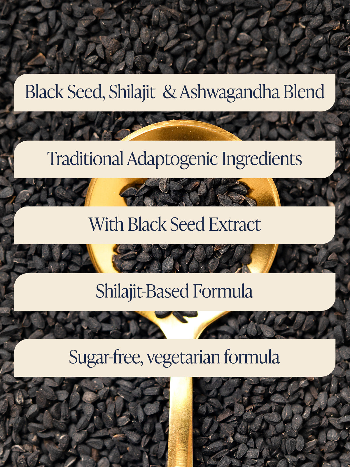 Black Seed, Shilajit & Ashwagandha Gummies
