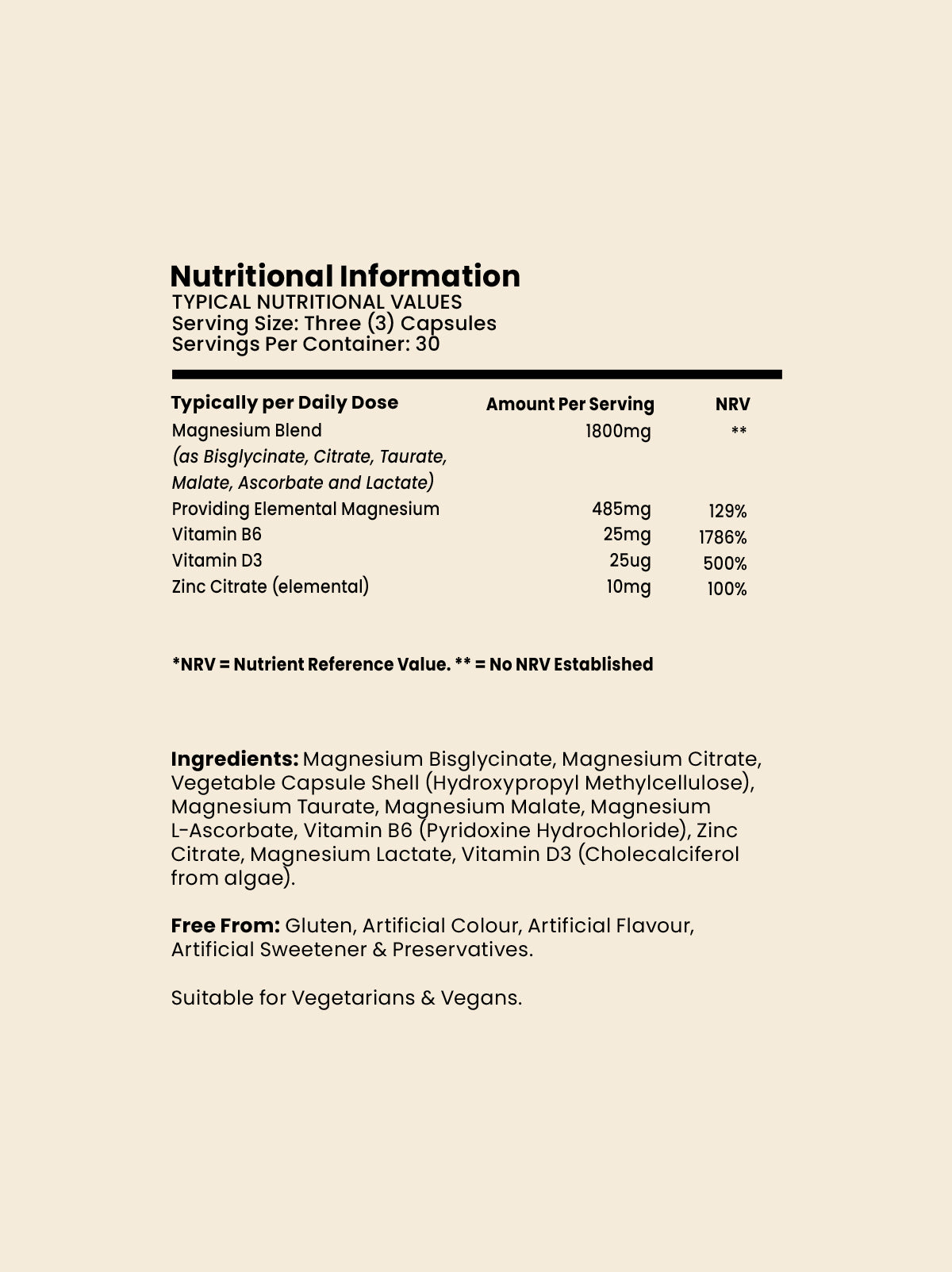 Magnesium 6 in 1 Advanced Complex