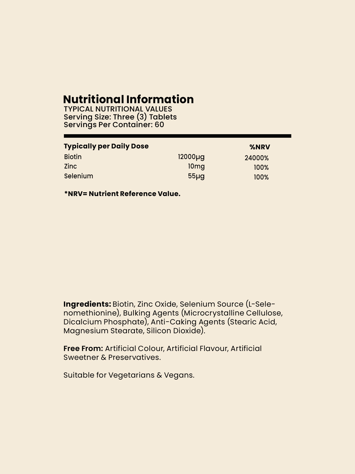 Biotin + Zinc & Selenium Complex