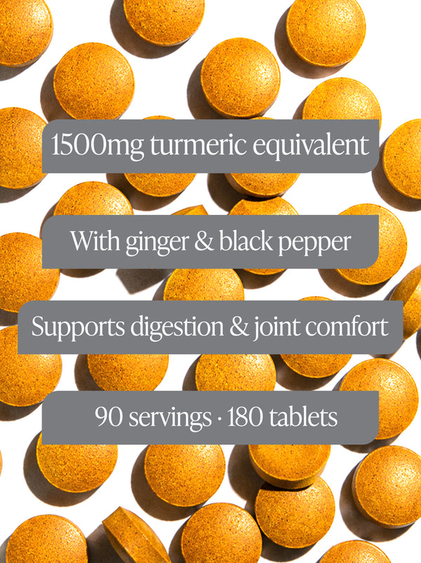 Turmeric, Curcumin, Ginger & Black Pepper