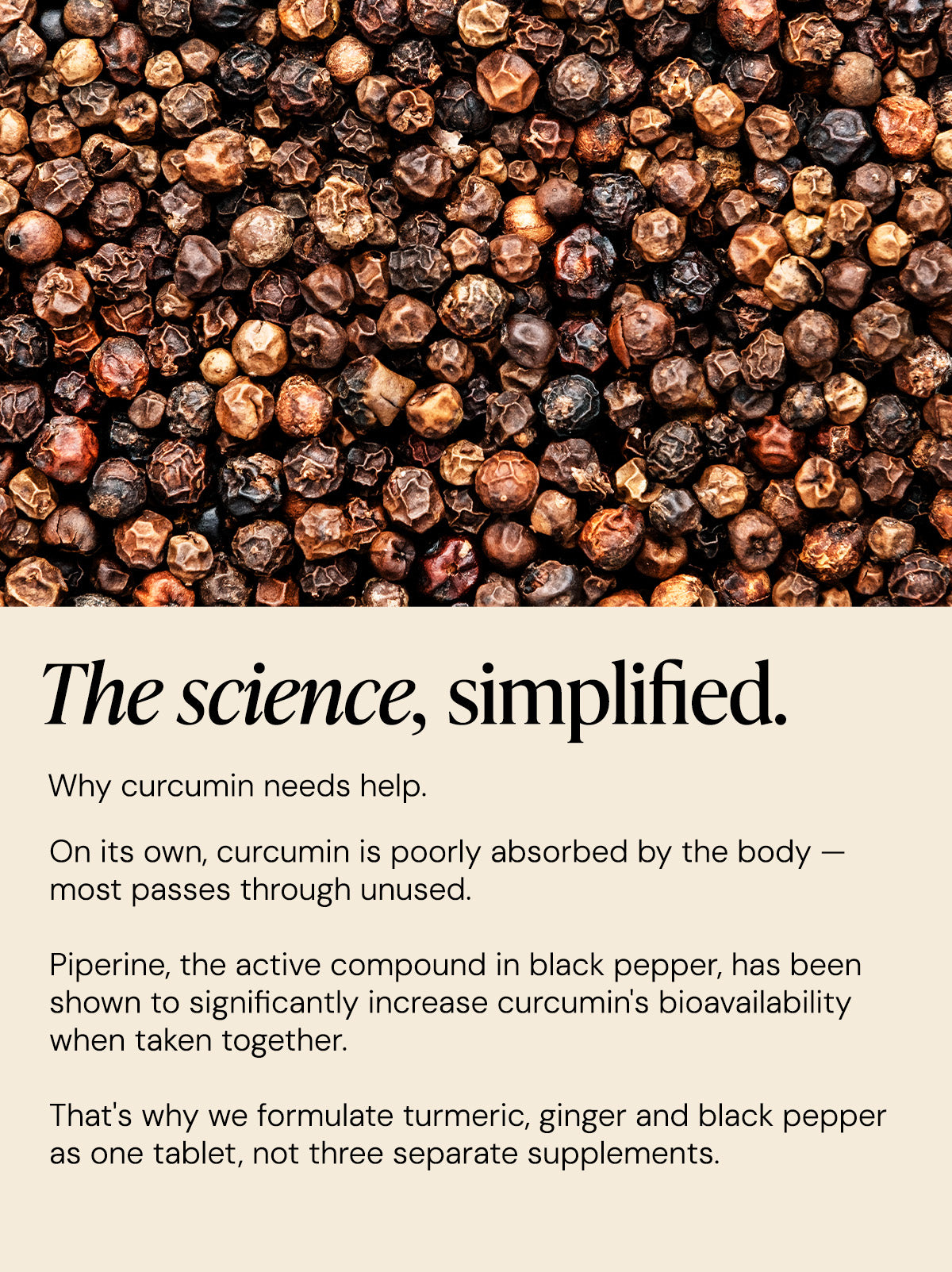 Turmeric, Curcumin, Ginger & Black Pepper