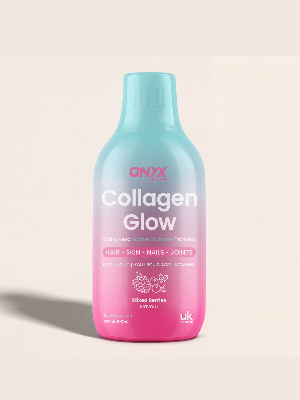 Collagen Glow Liquid Peptides Mixed Berries