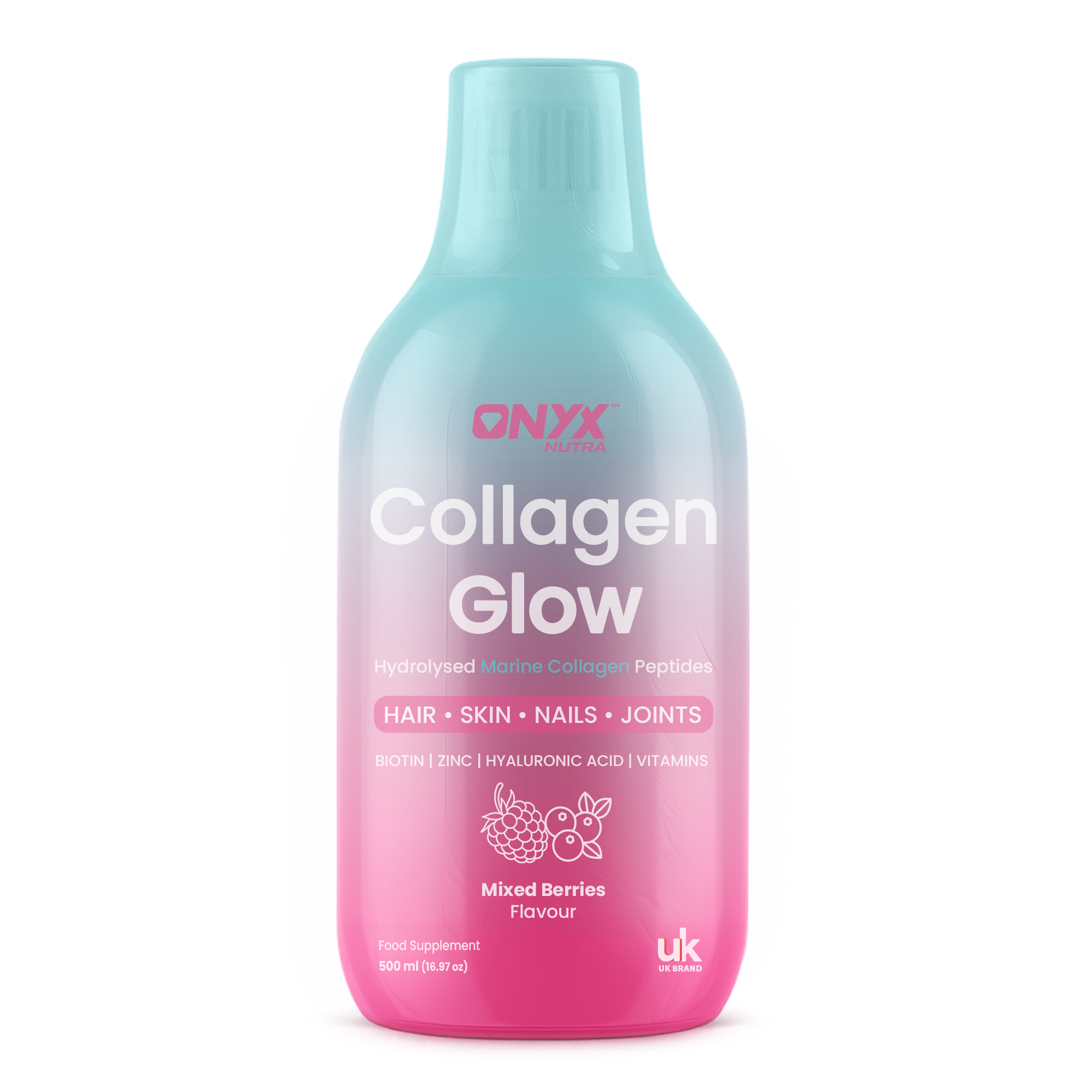 Collagen Glow Liquid Peptides Mixed Berries