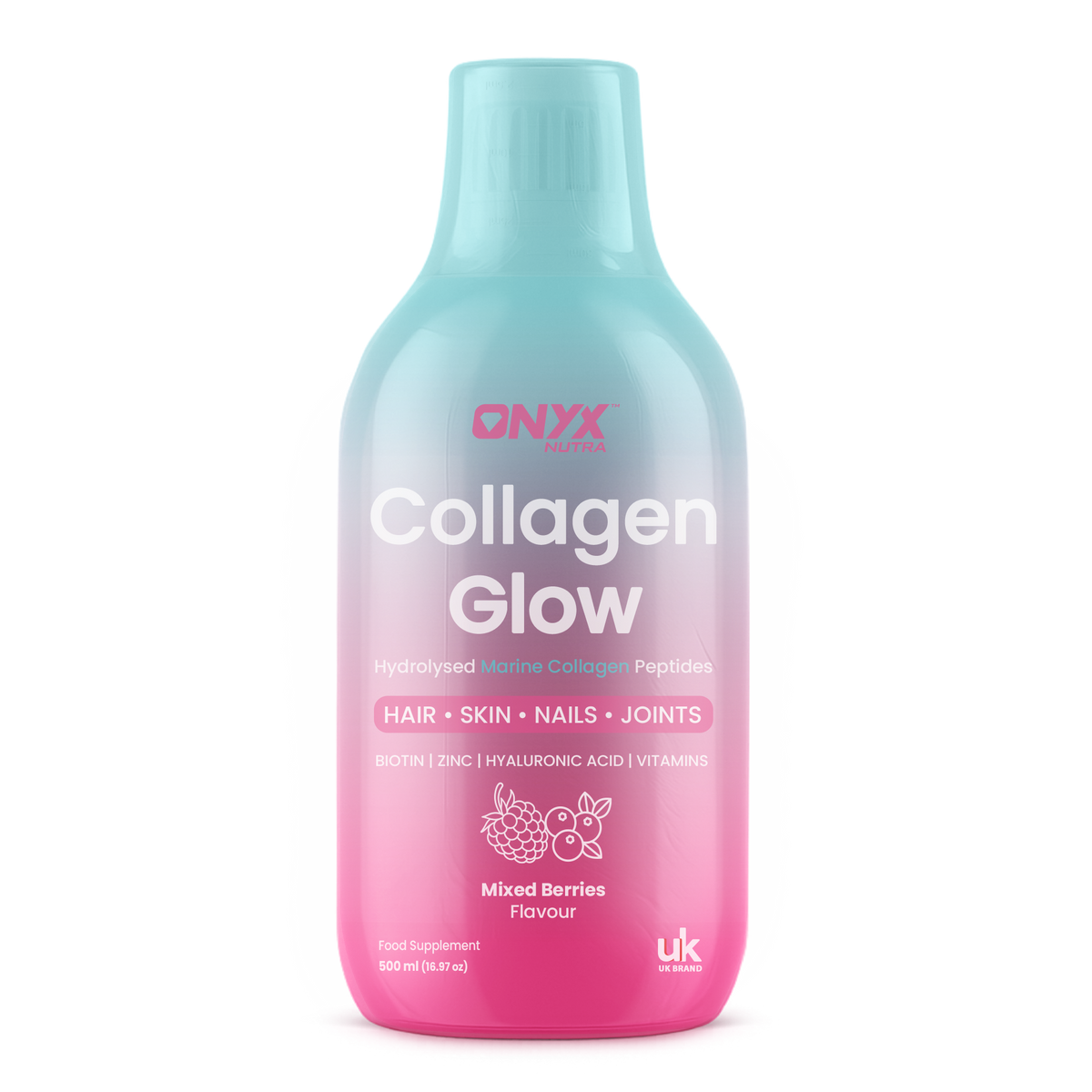 Collagen Glow Liquid Peptides Mixed Berries