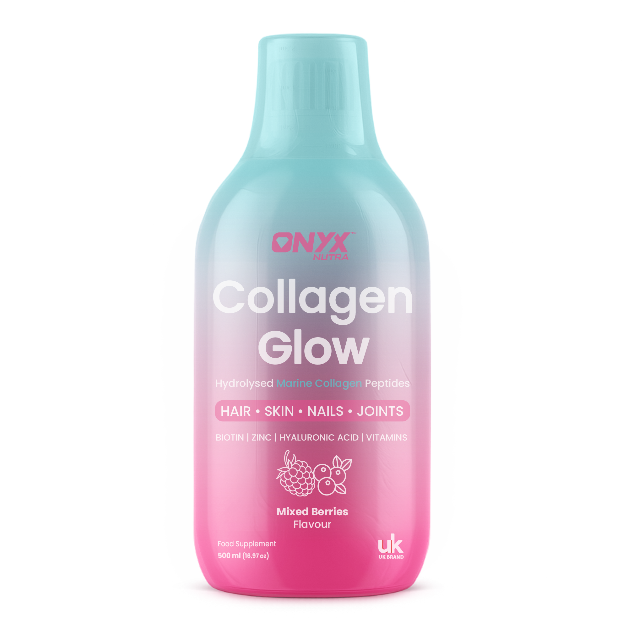 Collagen Glow Liquid Peptides Mixed Berries
