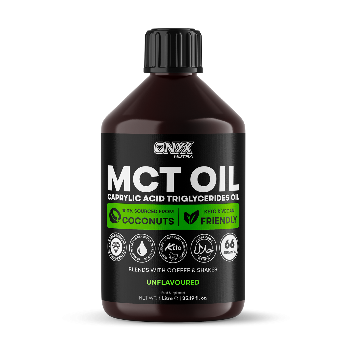 MCT 100% Sourced Coconut Oil - Ultra Premium