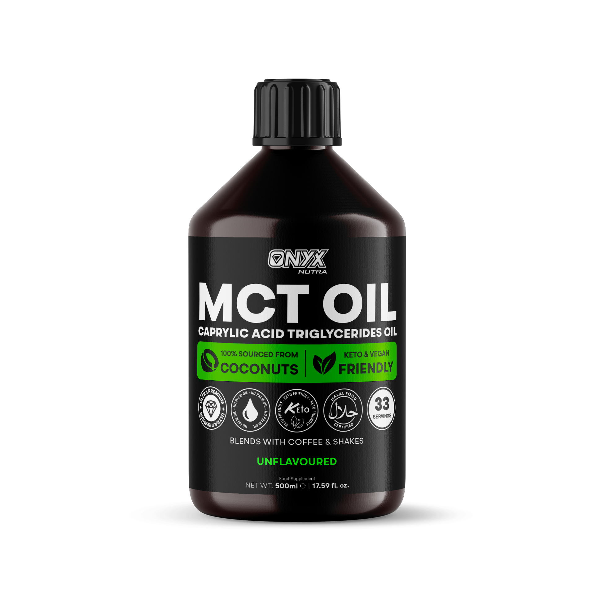 MCT 100% Sourced Coconut Oil - Ultra Premium