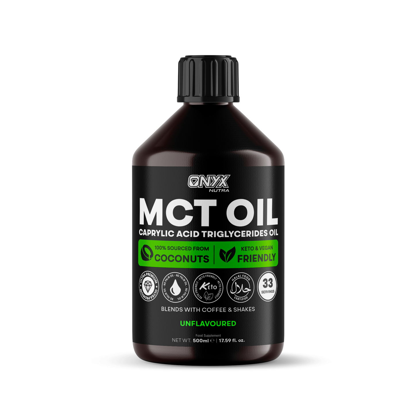 MCT 100% Sourced Coconut Oil - Ultra Premium