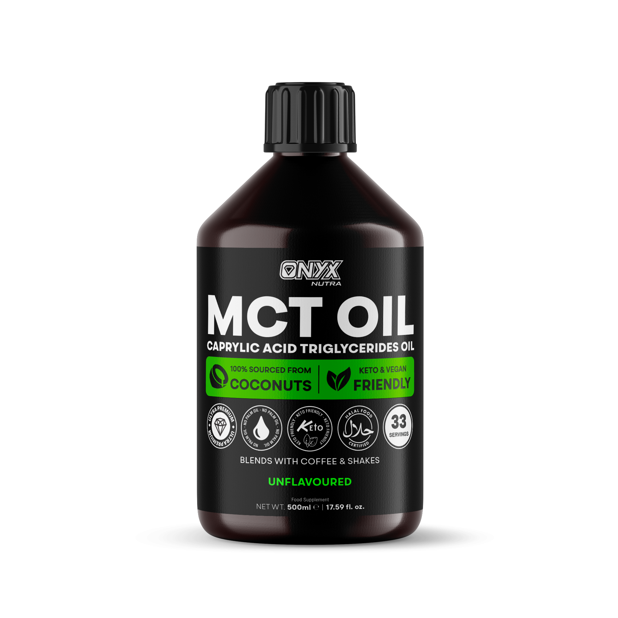 100% MCT Oil Premium Coconut MCT Keto Friendly