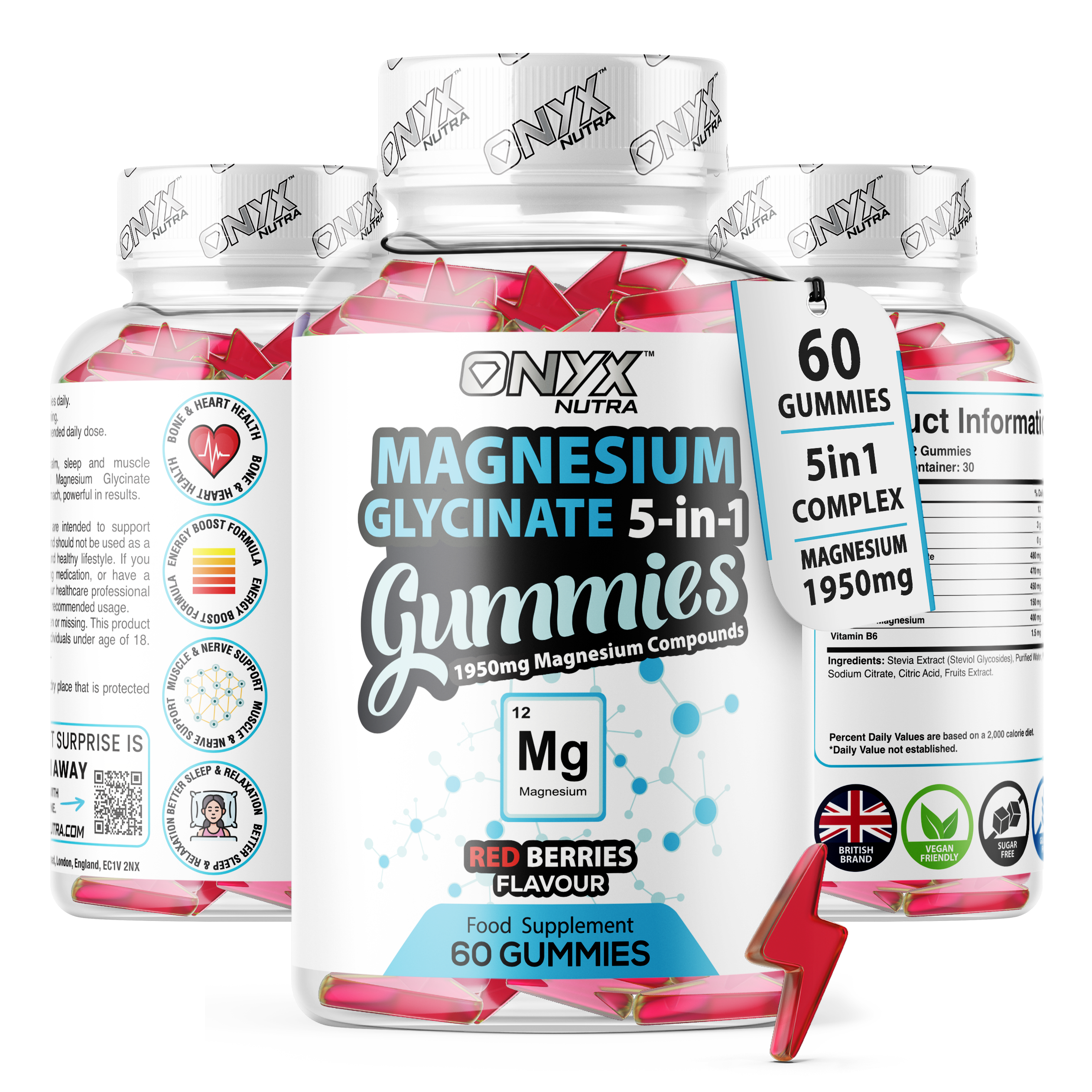 Magnesium Glycinate 5 in 1 Gummies