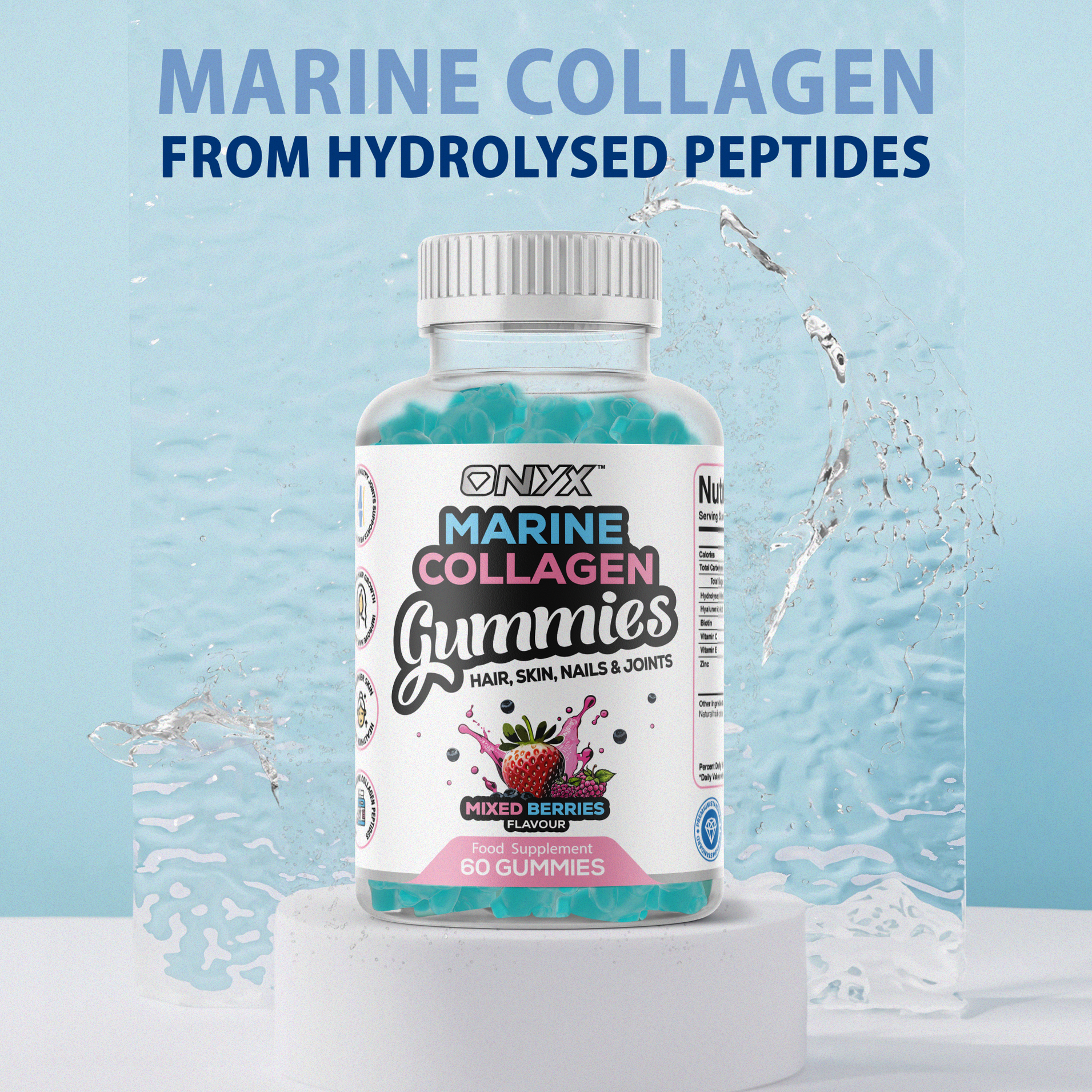 Marine Collagen Gummies with Biotin