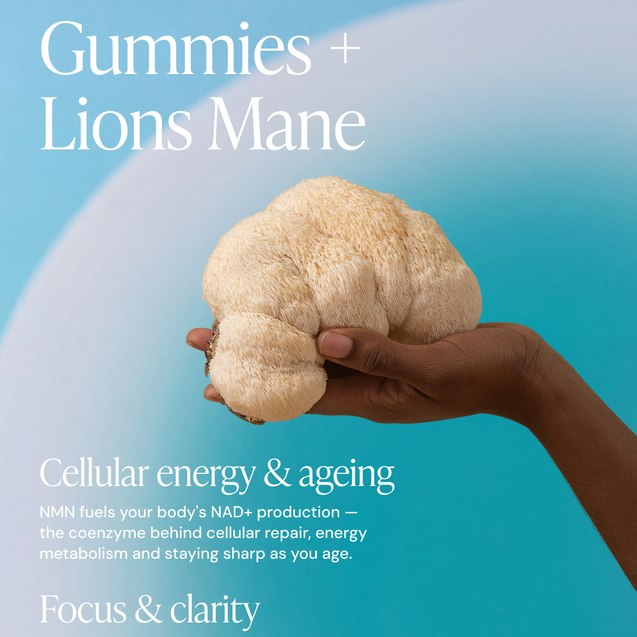 NMN Gummies with Lions Mane Extract