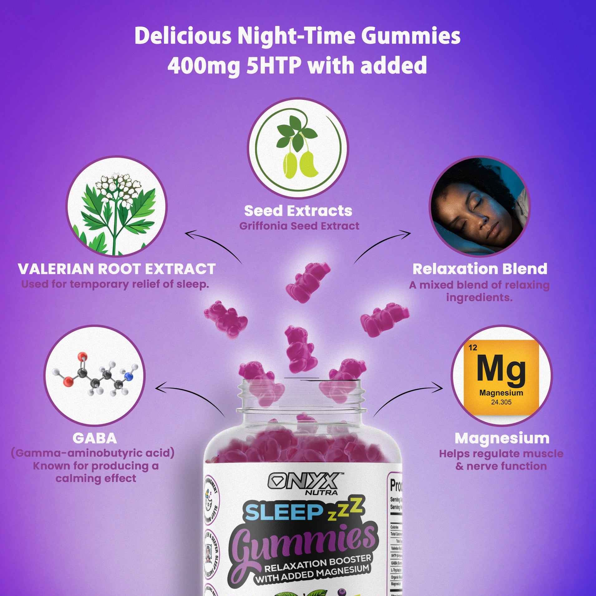 Sleep Night Time Gummies