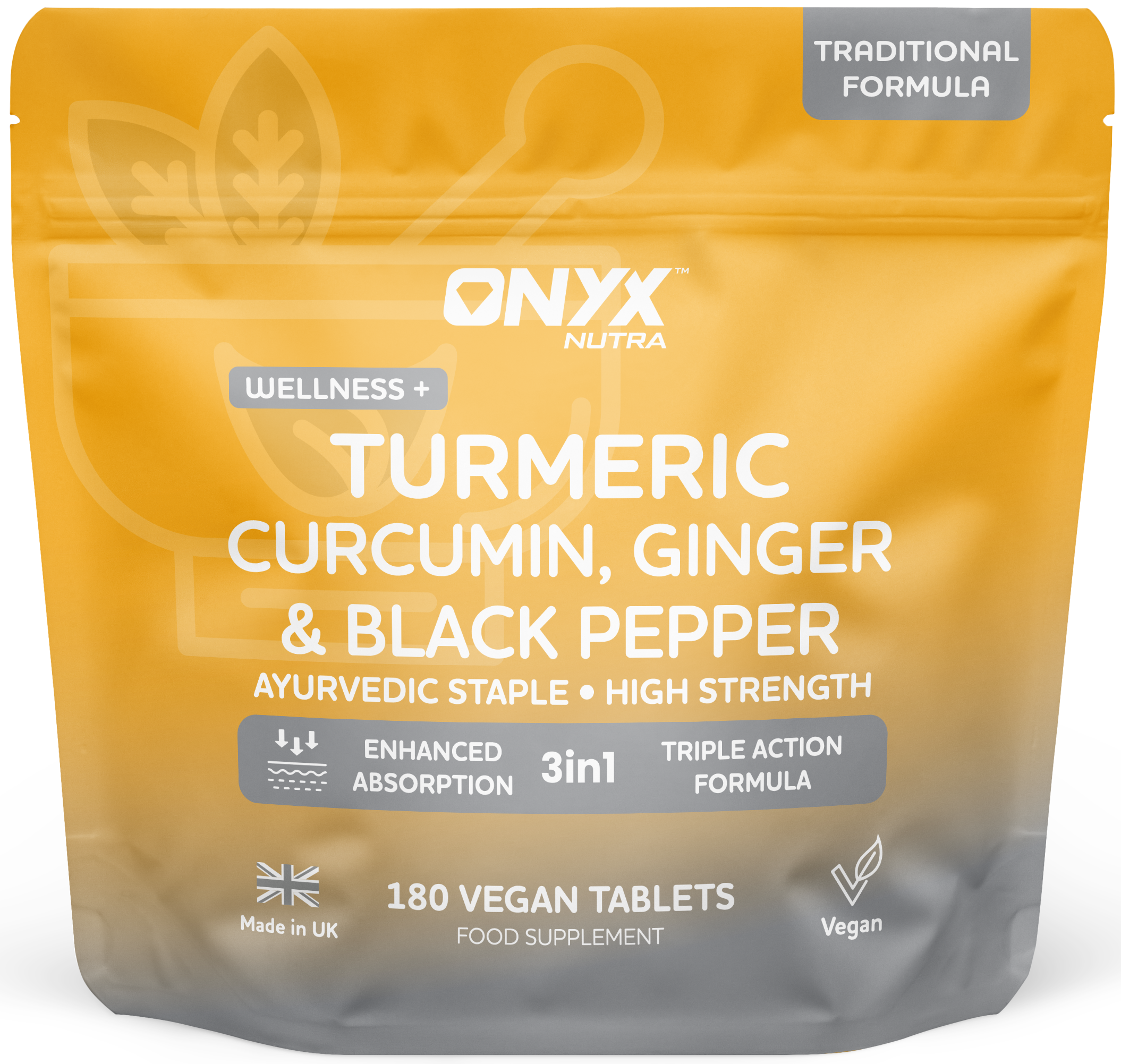 Turmeric, Curcumin, Ginger & Black Pepper