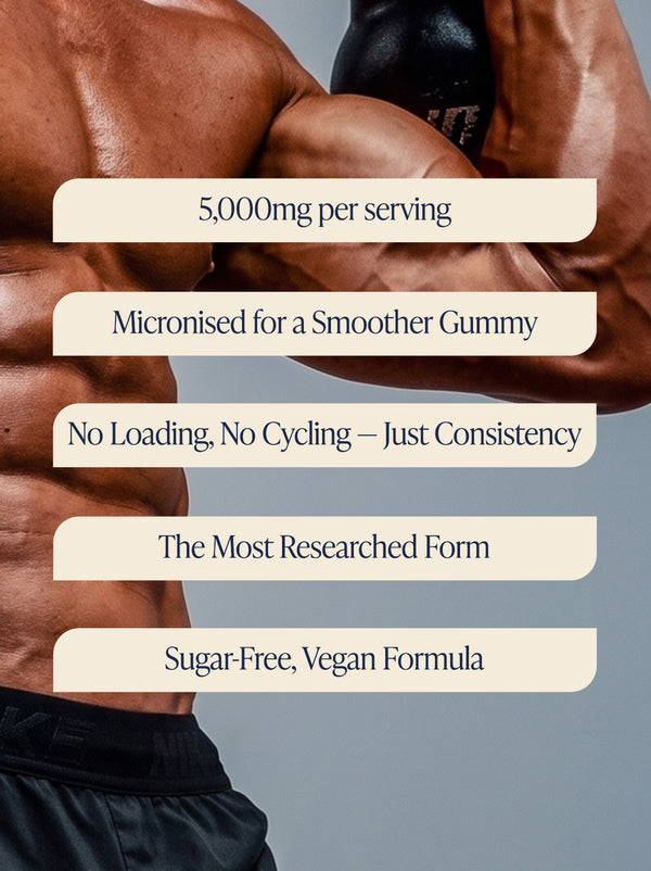 Creatine monohydrate gummies 5000mg | Onyx Nutra Creatine Gummies