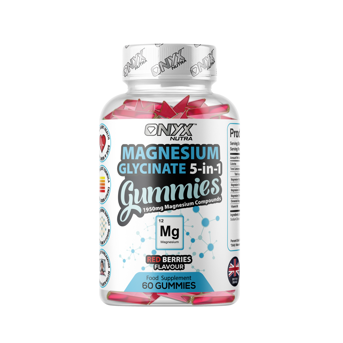 Magnesium Glycinate Gummies single pack | Onyx Nutra