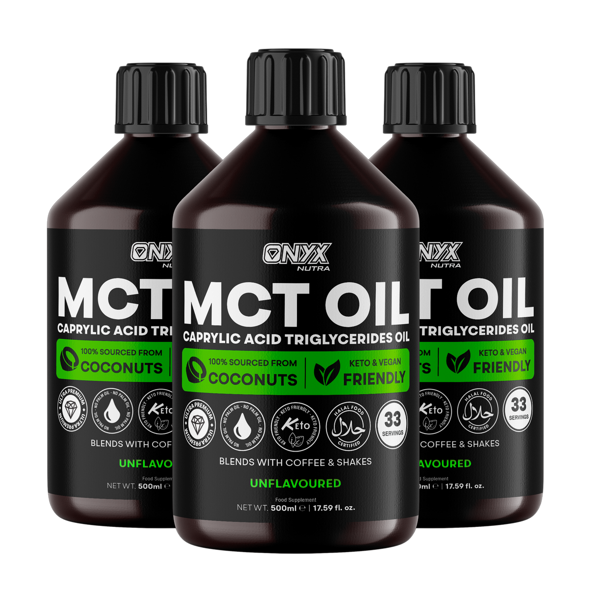 MCT Oil 3-pack bundle | Onyx Nutra